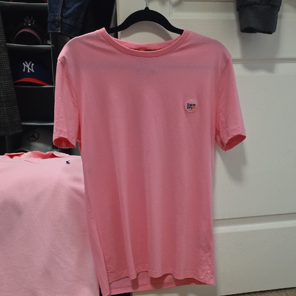 Superdry Pink Short Sleeve Men's Tee